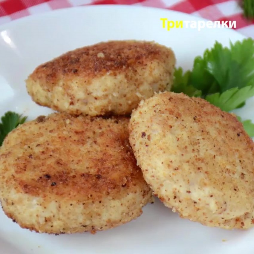 Куриные котлеты с сыром