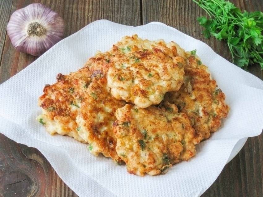Биточки из кур с грибами