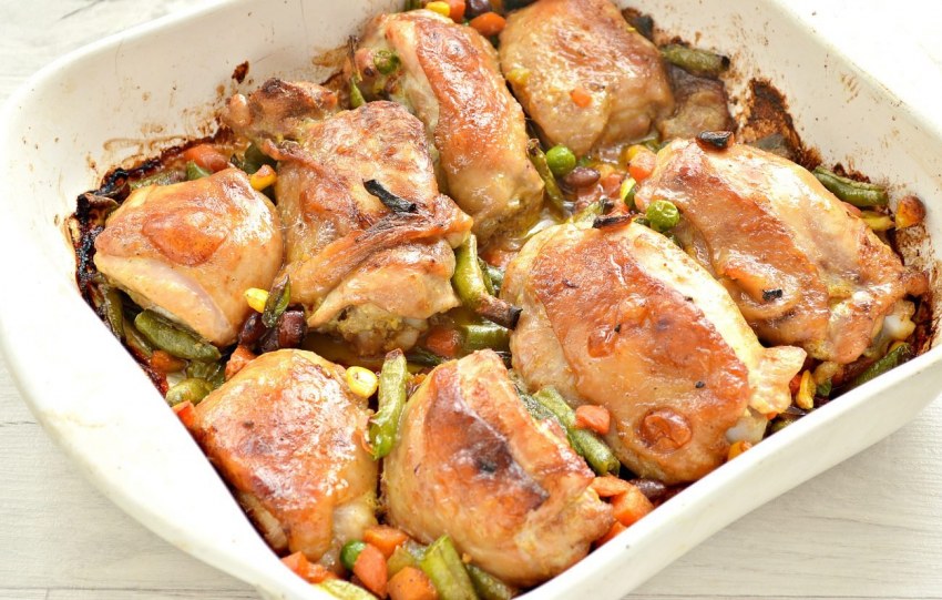 Бедрышки куриные в духовке