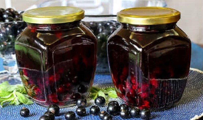 Заготовки из черной смородины