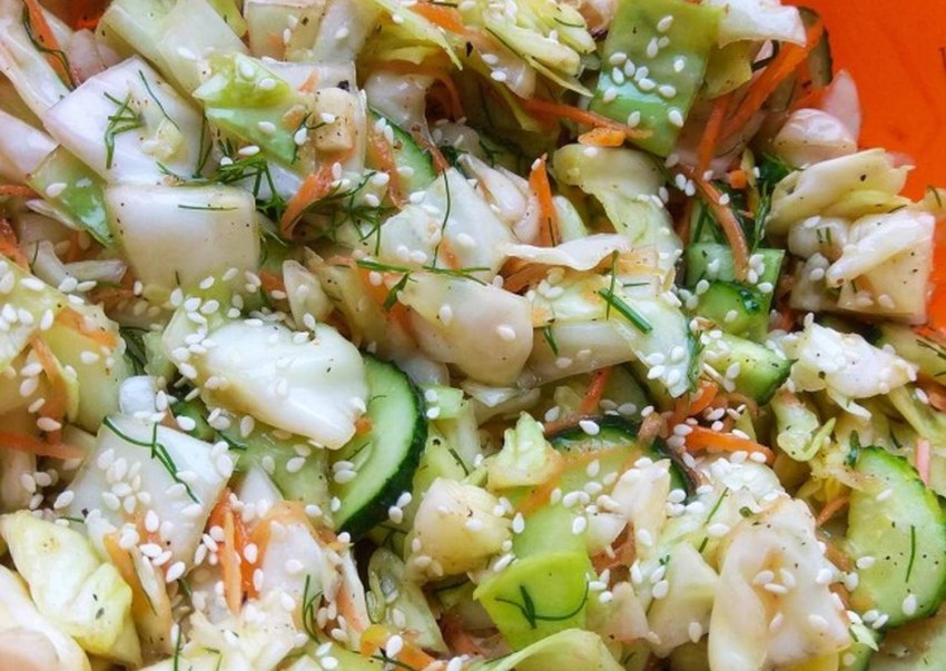 Морковь по-корейски с цветной капустой