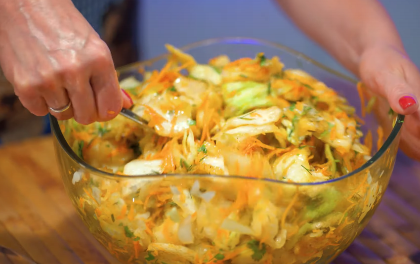 Морская капуста с морковью по-корейски