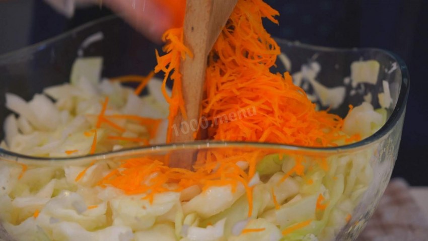 Салат из капусты и моркови корейски