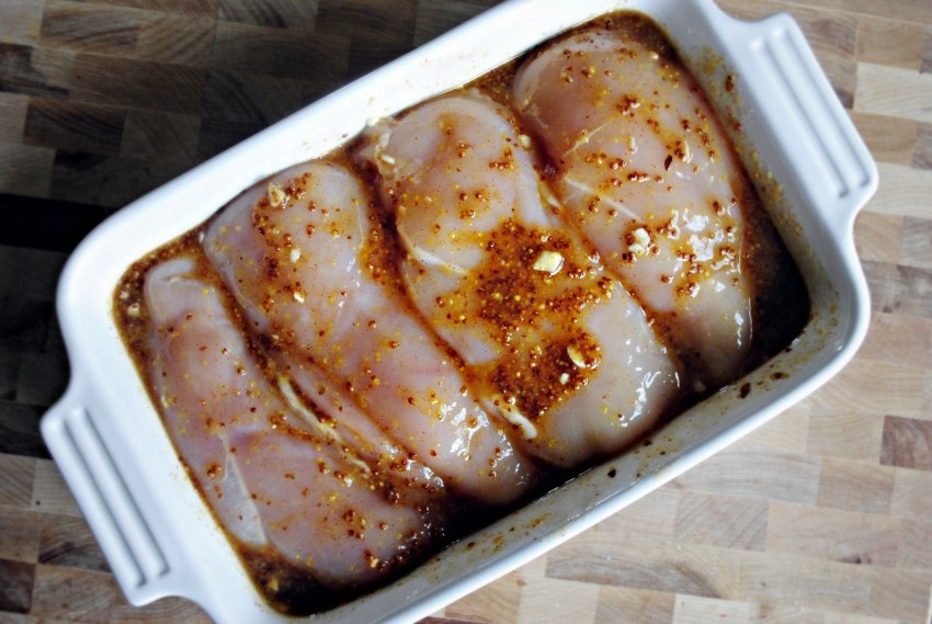 Куриная грудка в маринаде