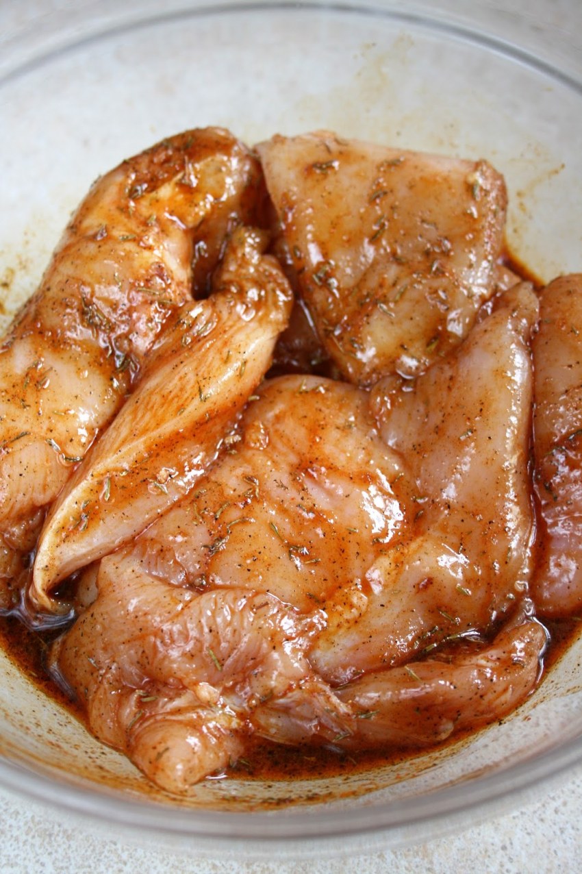 Замариновать курицу