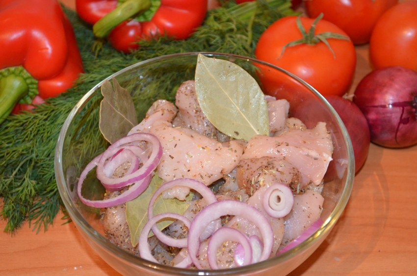 Мариновка куриного шашлыка