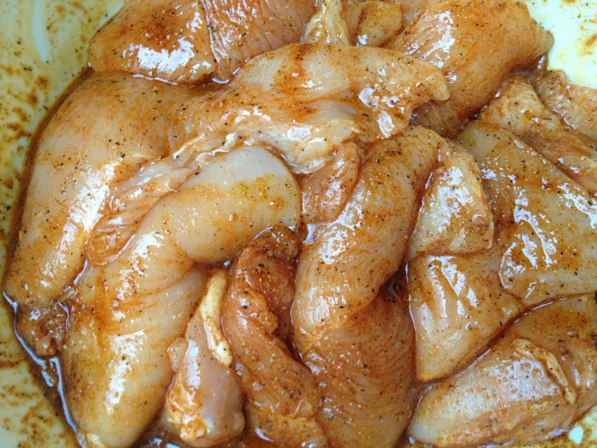 Куриное мясо в маринаде