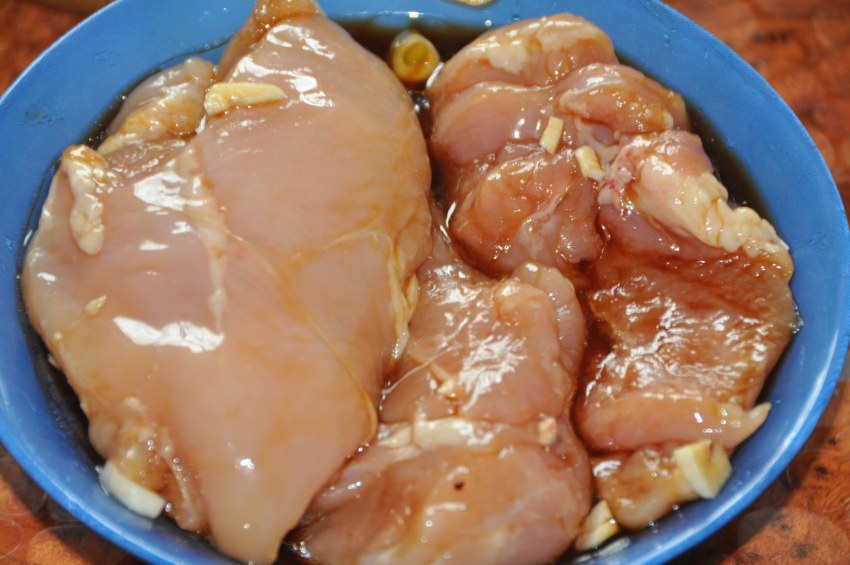 Части курицы приготовленные