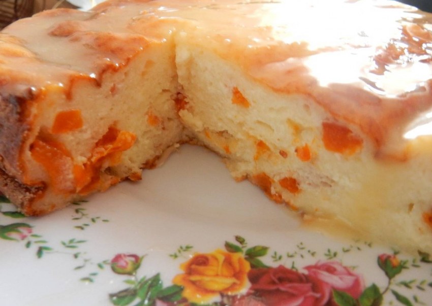 Запеканка с курагой