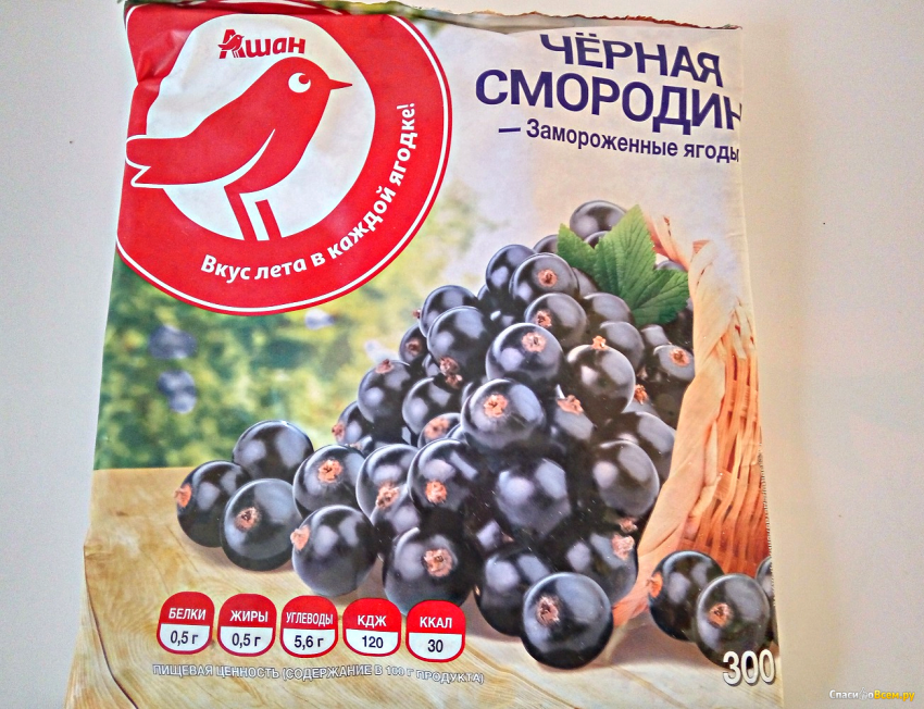 Голубика черника и черная смородина
