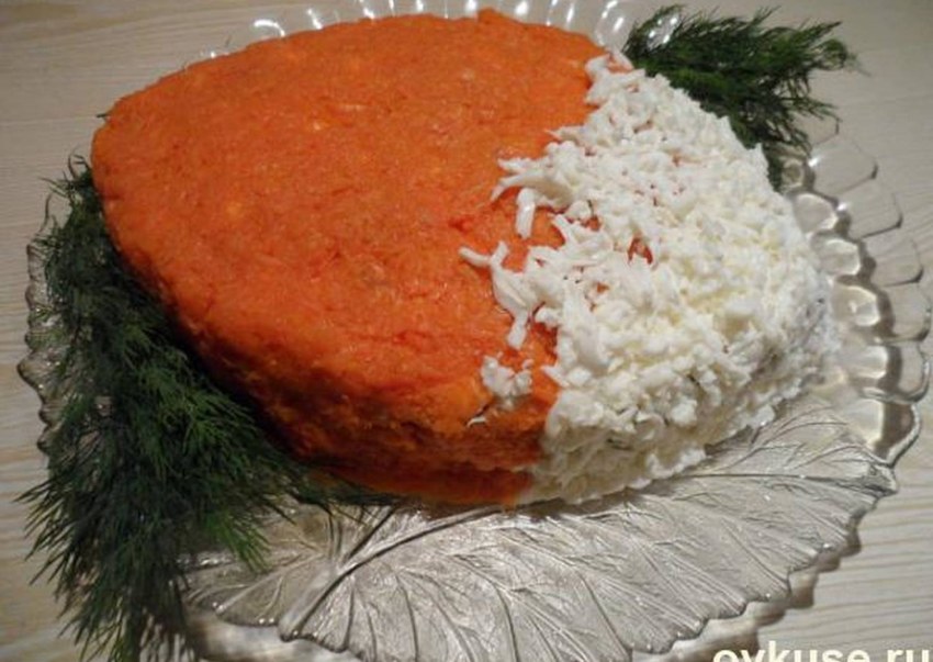Салат под лисьей шубкой