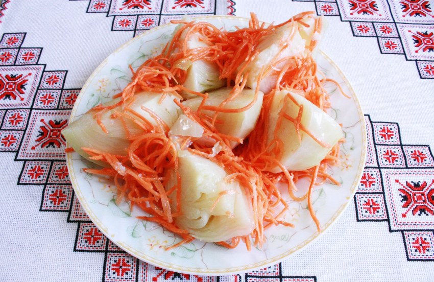 Закуска из капусты маринованная