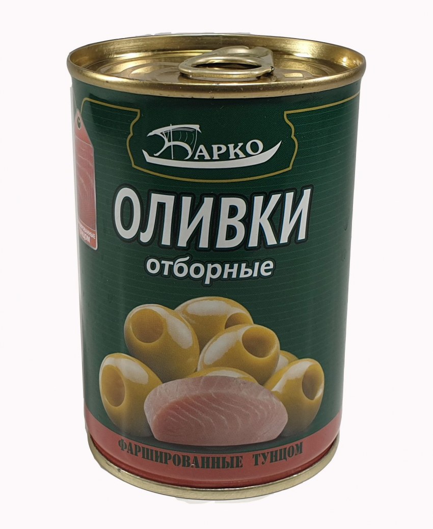 Оливки Барко с перцем Чили 280 гр