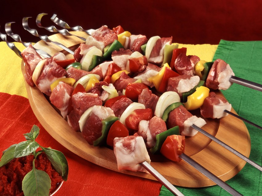 Шашлык маринованный