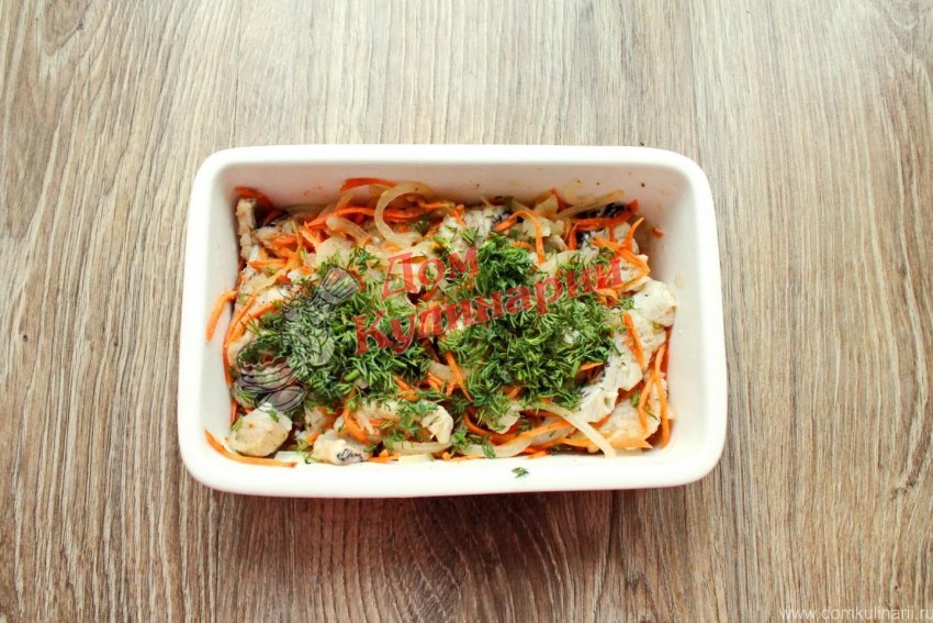 Морковь по-корейски с кальмарами