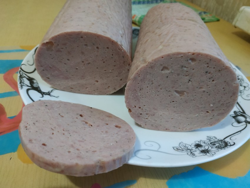 Куриная колбаска домашняя