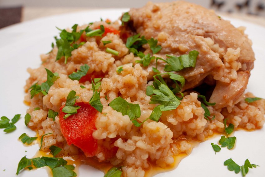 Дорадо с кускусом