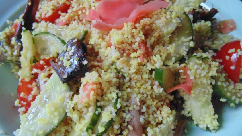 Каша кус кус с овощами