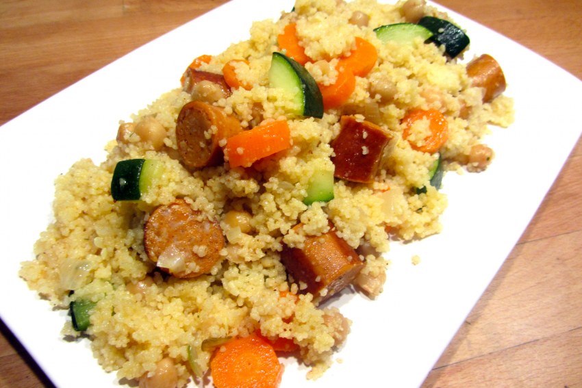 Кус кус с болгарским перцем