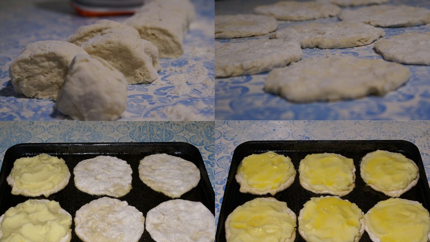 Коми шаньги со сметаной