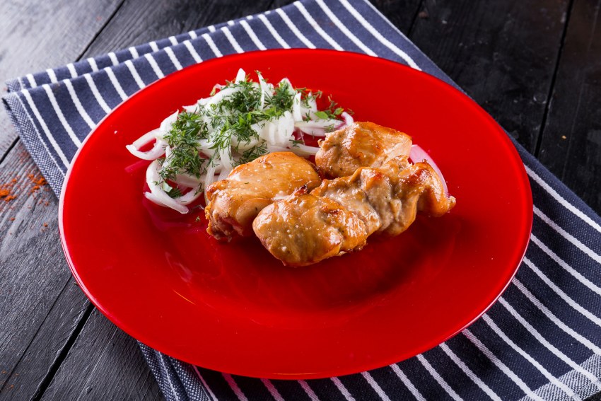 Пирог с курицей и сливками