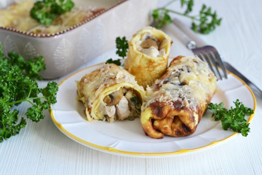 Бастелла выпечка с курицей