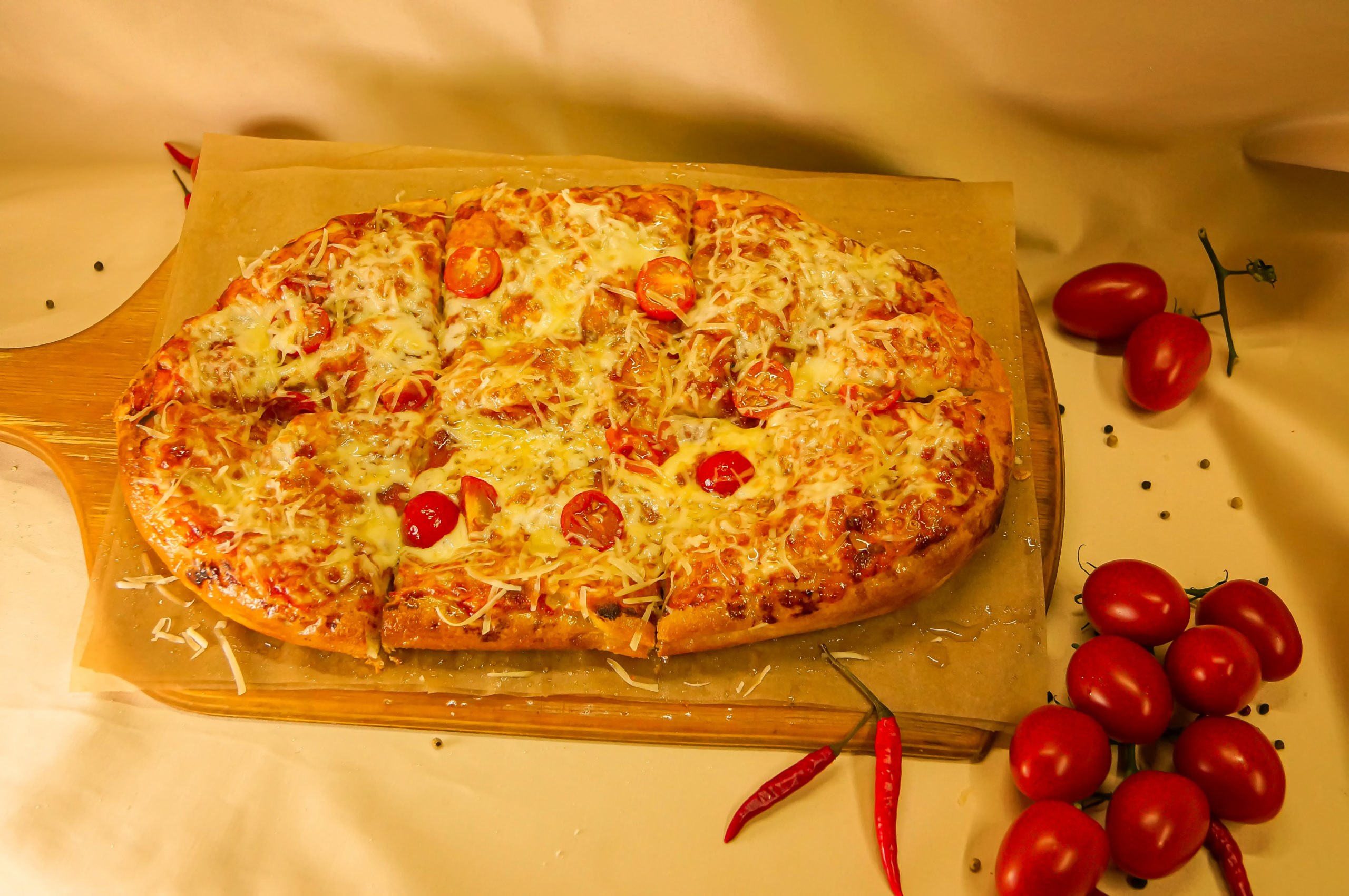 Римская пицца карбонара