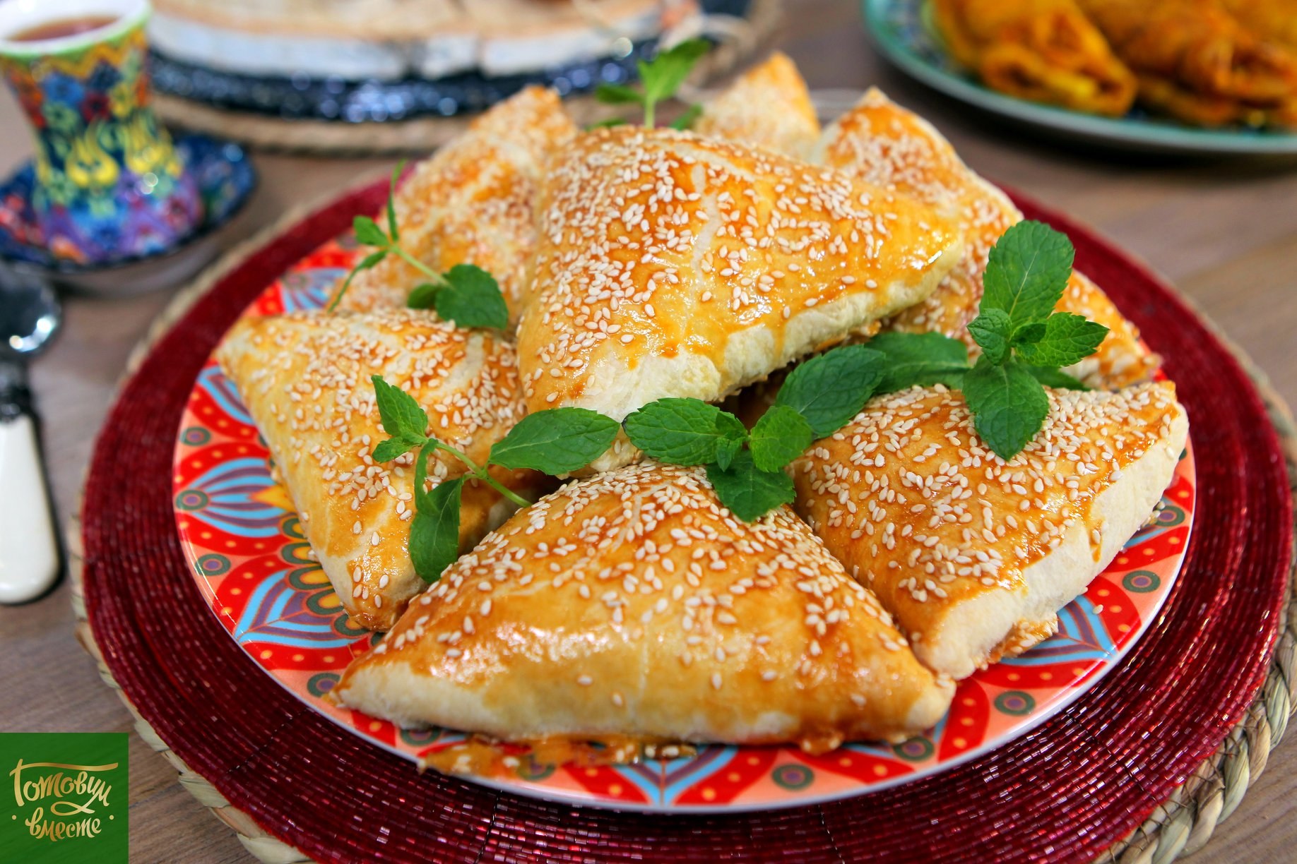 Слоеное тесто узбекской