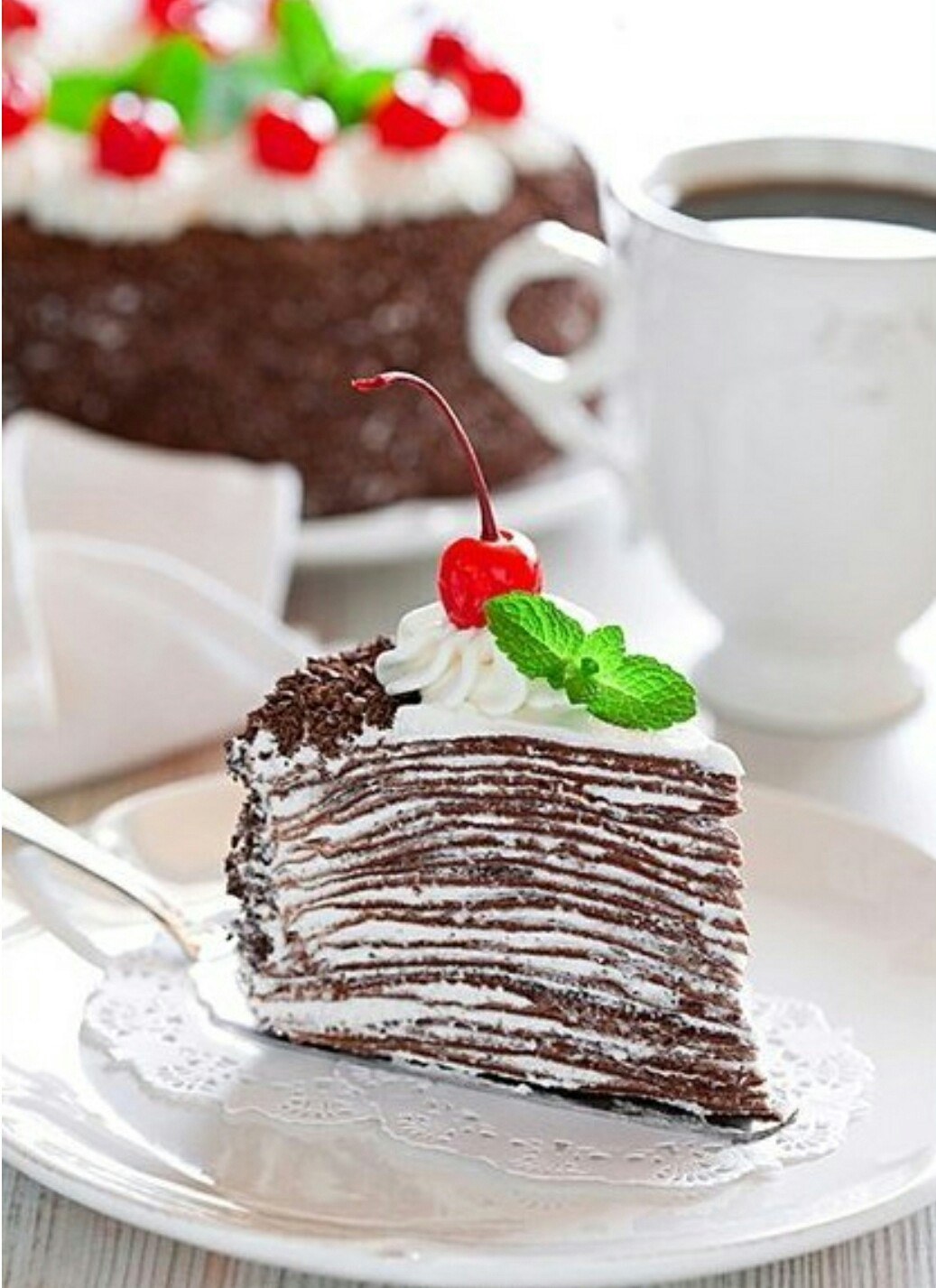 Торт Из Шоколадных Блинчиков
