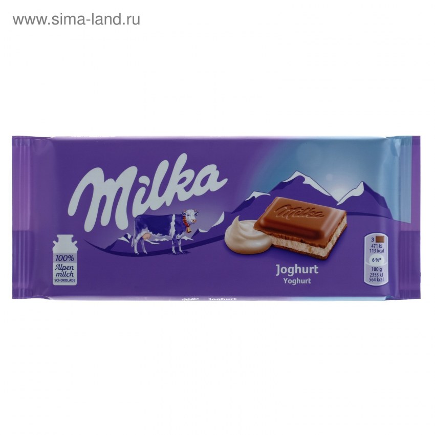 Молочный шоколад Milka с печеньем «Lu», 87 г