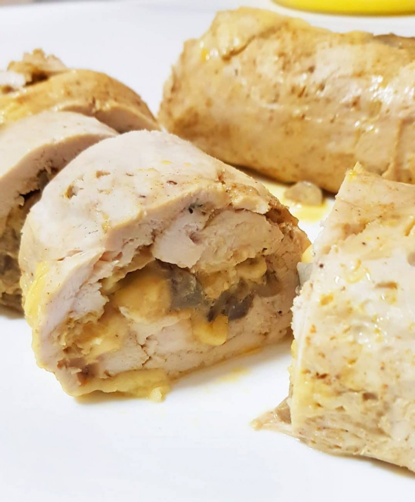 Куриные Рулладини с грибами
