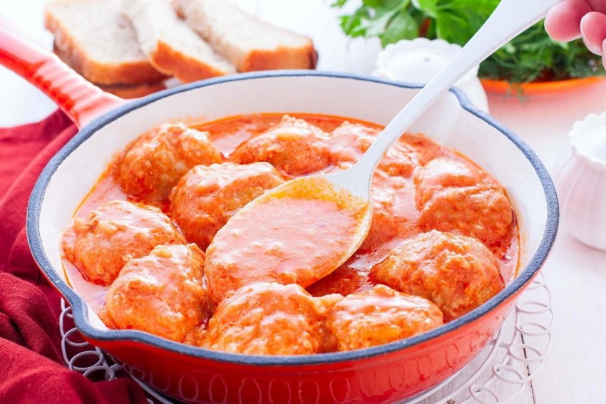 Вкусные тефтели с подливкой