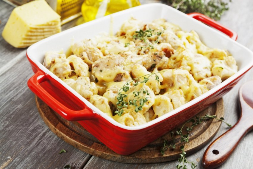 Запеканка с цветной капустой