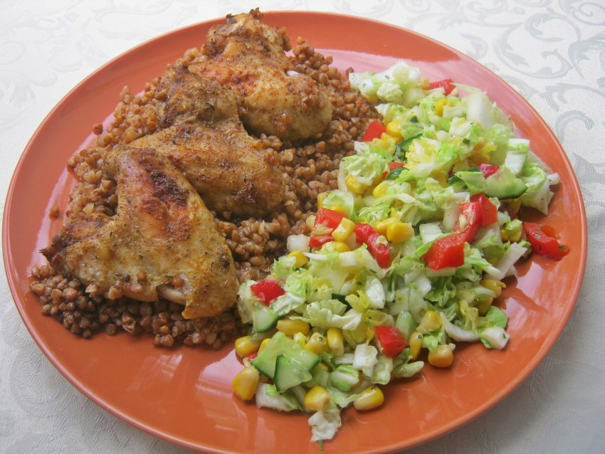 Гречка с мясом в духовке