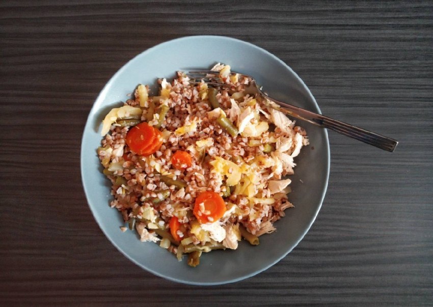 Гречка с курицей ПП