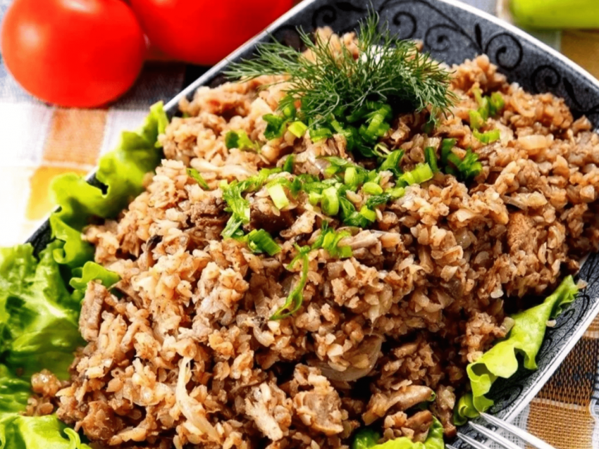 Салат Табуле с гречкой