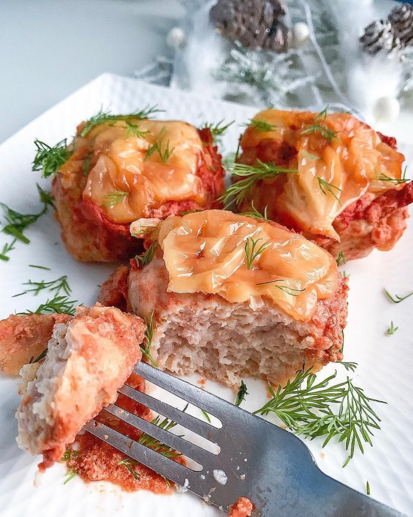 Биточки куриные с сыром