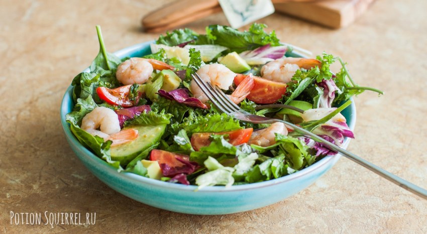 Shrimp Caesar Salad