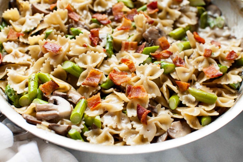 Макароны с овощами заморозка