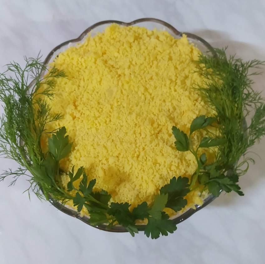 Торт из тунца и крекера