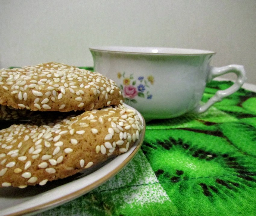 Кунжутное печенье