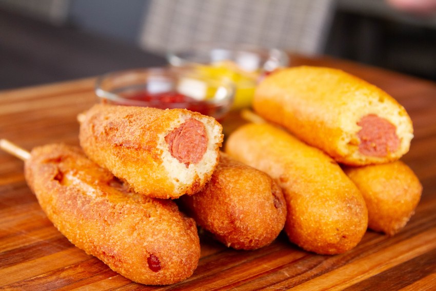Cheesy Corn Dogs