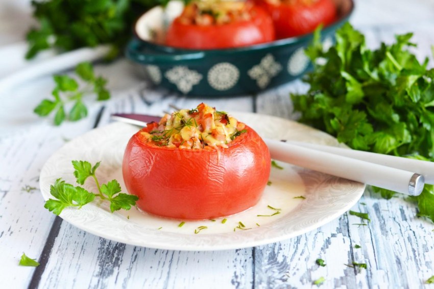 Закуска тюльпаны