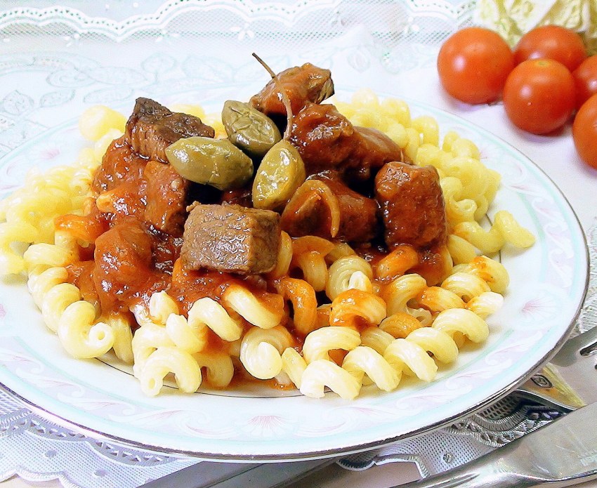 Гарнир к тушеному мясу