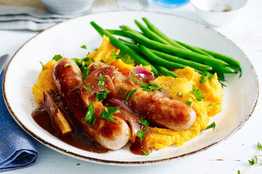 Bangers and Mash в Англии