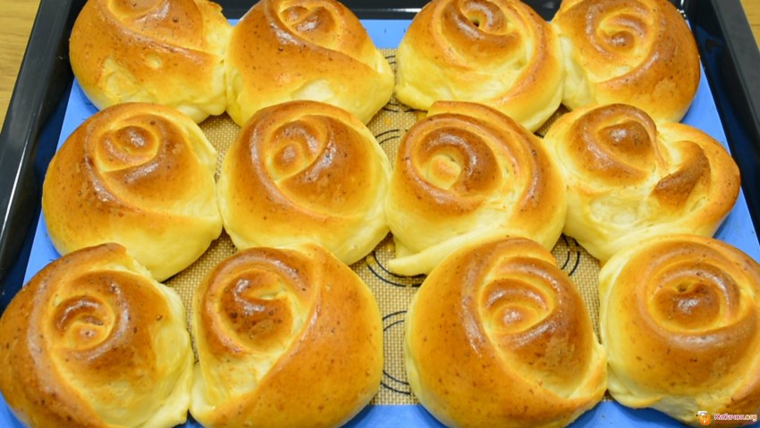 Красивые сладкие булочки