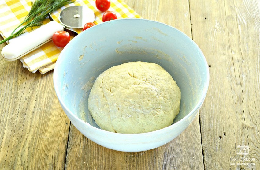 Заливной картофельный пирог