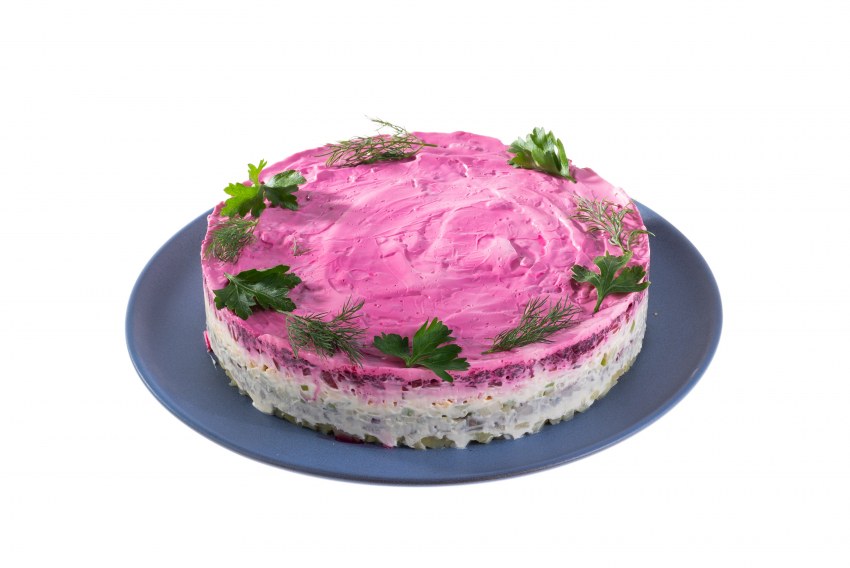 Селёдка под шубой без моркови