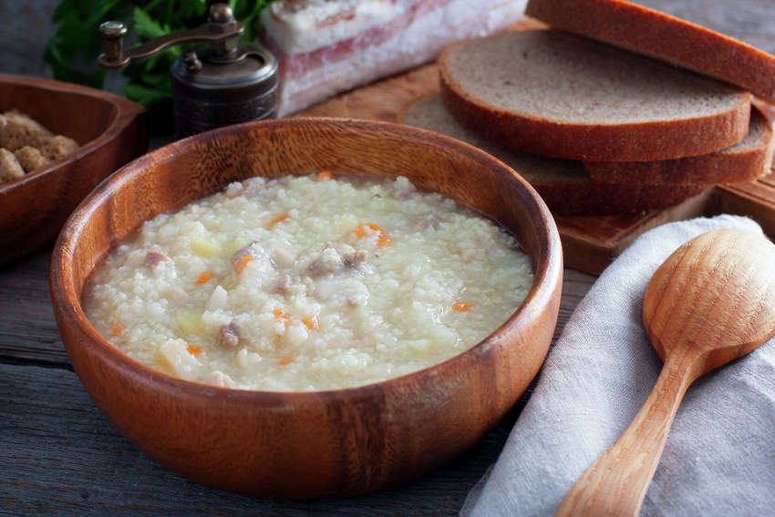 Кулеш с грибами