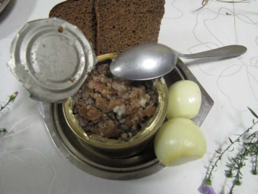 Пшенная каша Сливуха с салом